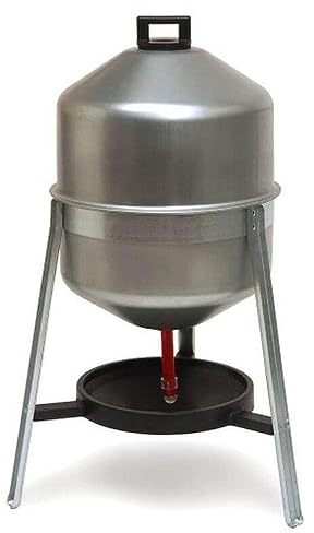 GarPet 30 L Metall Automatische Geflügel Wasser Siphon Hühner Vorrats Tränke Verzinkt