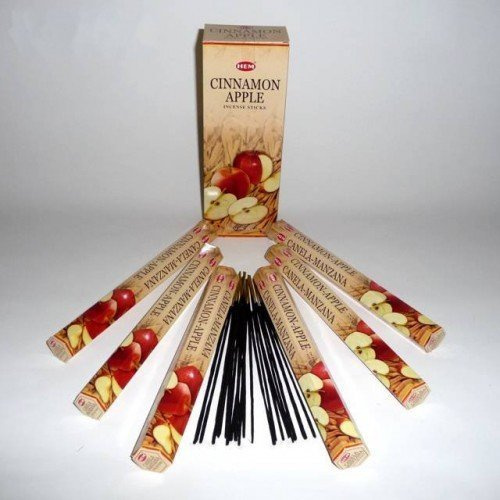 HEM Cinnamon Apple Hexa Räucherstäbchen, 6 Sets à 20 Sticks = 120 Sticks