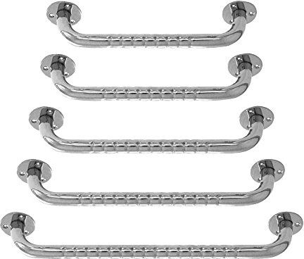 Behrend Edelstahl Haltegriff Duschgriff Badewannengriff Haltstange, strukturiert, 120 cm