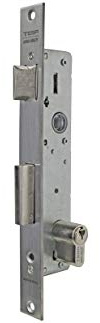 Tesa Assa Abloy 2210253NI Cerradura Monopunto De Palanca Basculante Para Perfiles metálicos Inoxidable Entrada 25 mm 2210