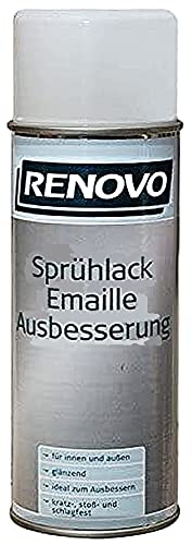 Sprühlack Emaille Ausbesserung 400 ml Weiss Renovo