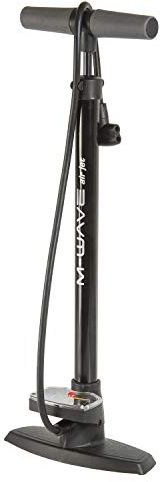 M-Wave Standpumpe, für FV, AV und DV, großes und gut lesbares Manometer Air Jet, schwarz, 14703751