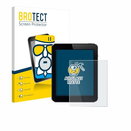 BROTECT 7 Entspiegelungs Schutzglas für Tablets mit 7,0 Zoll (154.8 x 87 mm, 16:9) Schutzfolie Panzer Folie Glas Matt [Kratzfest 9H]