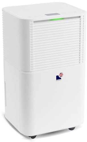 Morris 12L Dehumidifier for Home, Bedroom, Bathroom, Laundry, Attic, Basement, 38dB Ultra Quiet Operation, Timer, Auto Defrost, Continous Drainaige, Laundry Mode, Sleep Mode, Auto Humidity Sensor