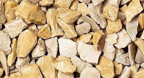 WUEFFE Graniglia di Marmo Giallo Mori 8/12 mm - Sacchi da 25 kg - Sassi Pietre Giardino (12 Sacchi da kg.25)