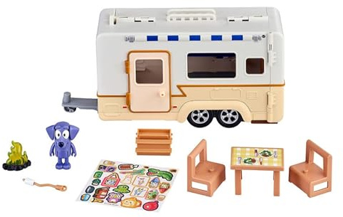 BlueY Caravan Adventure Spielset, mit 6,3 cm Jean Luc Figur