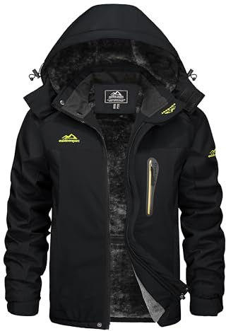 KEFITEVD Chaqueta Invierno Hombre Esquí Impermeable Snowboard Chaquetas