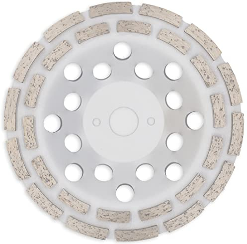 BOXTEC Diamantschleifteller in Premium-Qualität Diamantschleiftopf 22,2 mm doppelreihig für BETON, ESTRICH, MAUERWERK mit hocheffizientem Materialabtrag