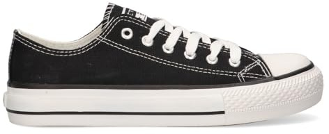 Etika 52413 Negro Deportiva Lona Doble Suela Doble