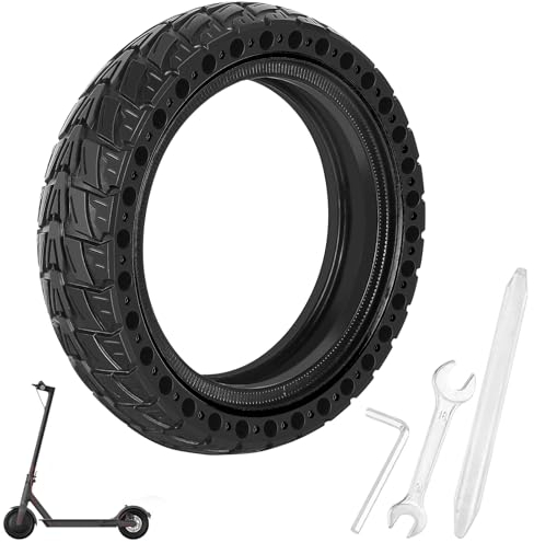 E Scooter Vollgummireifen, 8,5 Zoll Ersatzreifen Solid Reifen mit 3 Montagewerkzeug, 8 1/2 x2 Vollgummireifen, Scooter Reifen 50/75-6.1 Vollgummi Reifen für Xiaomi Pro 2/mi pro 2/M365/1S/Pro