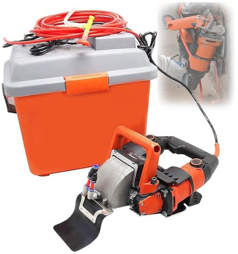 Rozadoras EléCtrica De 5200 W, MáQuina Cortadora De Ranuras De Pared Industrial Con GuíA Láser, MáQuina Ranuradora De Pared Sin Polvo Con Caja De Agua, 10500 Rpm,Profundidad: 45 Mm, Ancho:72 Mm