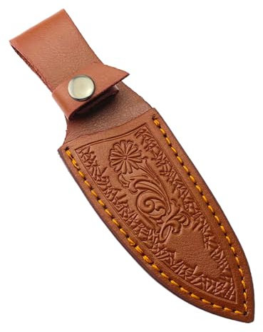 Cuchillos de cuero liso cubierta protectora vainas de cuero cuchillo protector cuchillo fijo para varios cuchillos