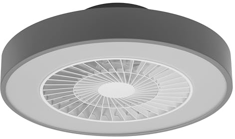 Osram SMART+ WiFi Ventilator mit LED Lampe Grau | SMART+ Wifi Ceiling Fan LED, Ceiling Fans with Lighting, Grau, 30000 h, 1-Pack