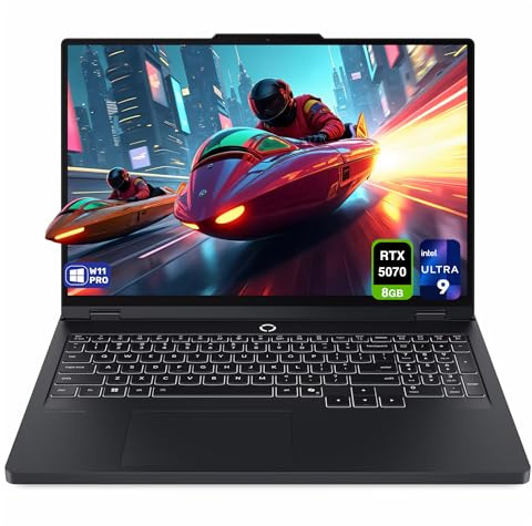 Lenovo Legion Pro 5i Gen 10 Gaming Laptop, Intel Ultra 9-275HX, 64 GB DDR5 RAM, 4 TB PCIe SSD, 16 WQXGA (2560x1600) Display, Nvidia G-Force RTX 5070, 24-Zone RGB Backlit, W11 Pro, Eclipse Black