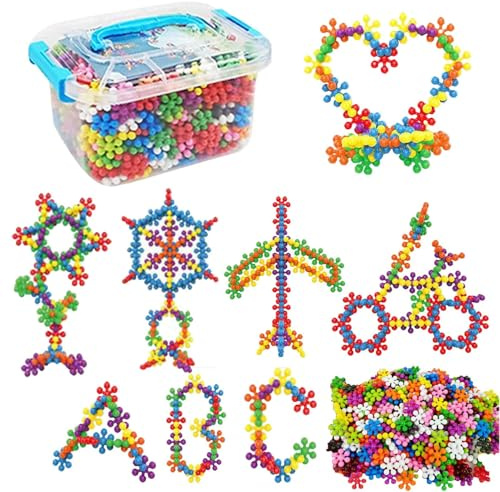Mihauuke Ad Incastro - Kit Di Ingegneria | Giocattolo Educativo STEM Per Apprendimento Sensoriale Per Bambini E Bambine 3-6 Anni,Per Asilo Scuola Infanzia Aula Casa Interno Viaggio Gita