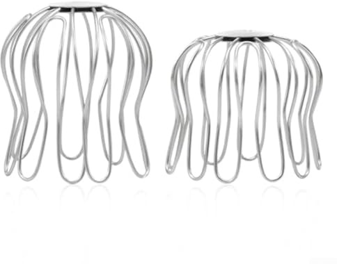 Collettore di foglie per grondaia, 2 pezzi, tubo di scarico in ferro zincato, regolabile, per tubi di scarico da 75-85 mm, 90-100 mm, per balconi e giardini