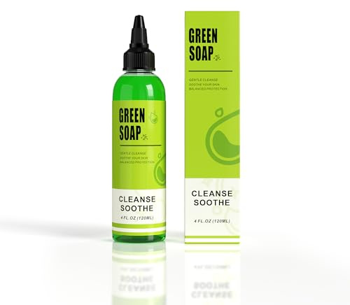 LEAYOKA 120 ml Green Soap Tattoo 4OZ Jabón Verde Tatuaje Accesorios Jabón Líquido para Limpieza de la Piel durante el Tatuaje