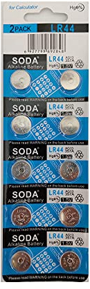 Pilas de botón AG13 LR44, 10 Pilas por Paquete