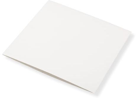 100 St. Single Deluxe Ersatz Cover 180 x 180 mm weiß für 7 Zoll Vinyl Schallplatten 300 gr. Karton ohne Mittelloch