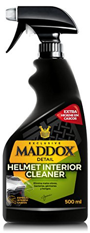Maddox Detail - Limpiador Casco Moto Interior Helmet Interior Cleaner 500ml | Limpia el interior del casco eliminando suciedad y malos olores. Secado rápido, fórmula respetuosa con los tejidos