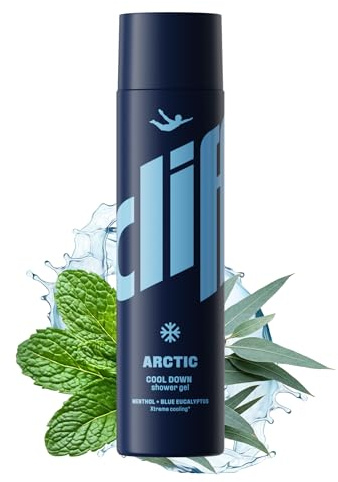 Cliff Duschgel Artic – Cool Down Shower Gel für Herren mit Menthol & Blue Eucalyptus – für Männer Xtreme Cooling 250ml