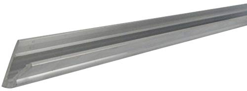 SHW-FIRE | Aluminium Kante 53 cm - Ersatzkante passend für Kunststoff Schneeschieber 55 cm, Abriebfest, geräuscharm, ideal für effizientes Schneeräumen | Made in Germany