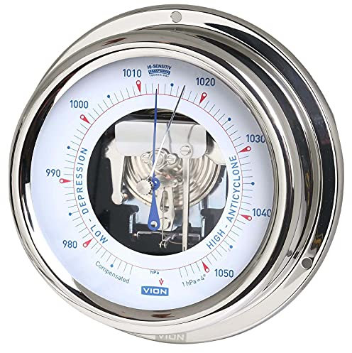 Delite A130bo Vion Barometer Edelstahl H x B: 150 mm x 42 mm