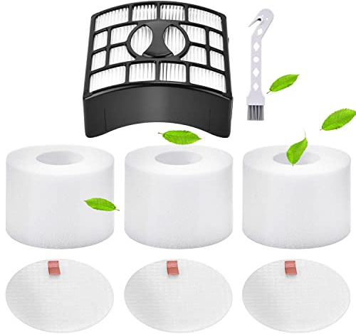 Rebirthcare NZ801UKT Filter for Shark Rotator Powered Lift-Away NV801UKT | Filter for NZ801UK NV680 NV681 NV682 NV683 NV800 NV801 NV801UK NV803 UV810 Duoclean Upright Vacuum Filters Replacement Parts