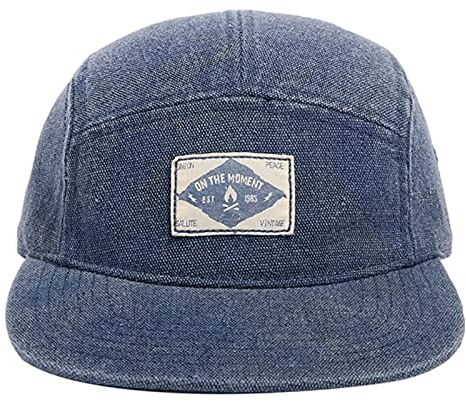 Clakllie Unisex Snapback Cap Kappe 5 Panel Flat Brim Basecap Cotton Baseball Cap Outdoor Sport Kappe Trucker Fitted Cap UV Schutz Sommer Caps,5P02-Blue