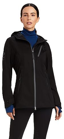 ARIAT Damen Venture Waterproof Jacket Mantel, Schwarz, L