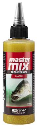 Tandem Baits Master Mix Predator Lockstoff-Gel für Raubfische, Barsch, Zander, Wels, Hecht, Effektives Angelzubehör-Set, Lockmittel für Spinnköder und Tote Angelköder, Fischlockstoff zum Angeln 100 ml