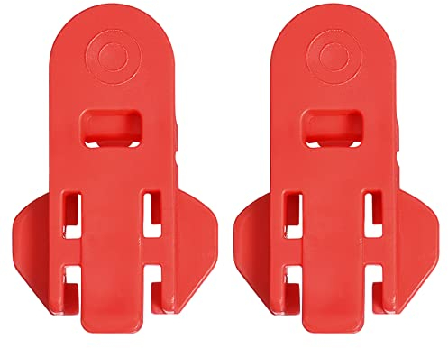 sourcing map Abrelatas manual fácil, 2 unidades, protector de tapas de plástico para bebidas, abrebotellas para refrescos, cerveza, bebidas (rojo)