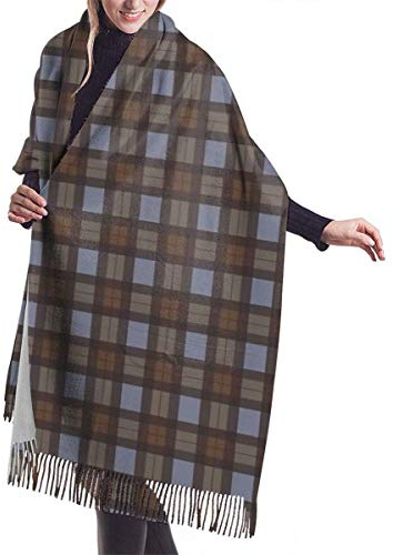 408 Bufanda De Mantón Para Mujer Tela Escocesa De Tartán Inspirada En Outlander Chales Premium Bufandas Mujer Cozy Grandes Estolas 72X197Cm