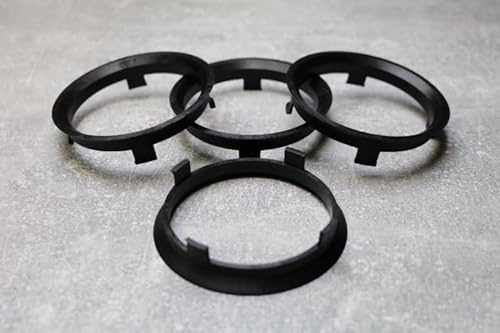 Zentrierringe Distanzringe 71,6 mm x 67,1 mm schwarz für Alufelgen