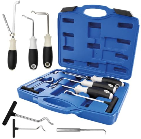 BITUXX Wellendichtring Demontage Werkzeug Set 6 TLG.universal Simmerring Werkzeug Satz Hakenwerkzeug