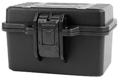 SCUDGOOD Caja de reloj portátil con 2 ranuras para reloj, organizador de EVA, a prueba de golpes, accesorios impermeables, soporte portátil para reloj