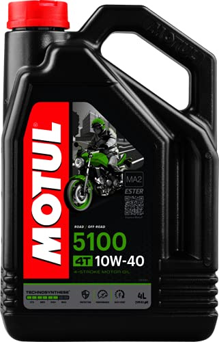 Aceite Lubricante 4T 5100 10W40 4L - Tecnología de Ésteres + un Exclusivo Libro pdf sobre Motos Escrito por el tudetic Team TUDETIC-PDF-104068