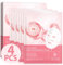 Collagen Night Wrapping Mask, Maschera Viso Peel Off al Collagene Biologico, per Idratare, Bellezza Skincare Maschera Coreana per Idratare, Levigare e Rassodare la Pelle Durante la Notte (Rosa-4PCS)