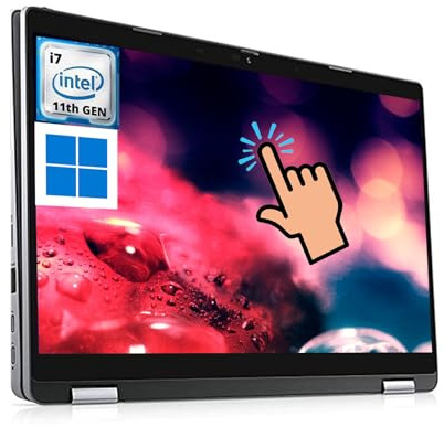 Dell Latitude Laptop 5320 2in1 Computer Win11 Pro, FHD(1920x1080) i7 Laptop Touchscreen 5320 Computer Quad Core i7-11th, 32GB RAM, 512GB SSD, HDMI, Windows 11 Pro (Renewed)