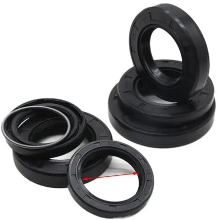 IVLAZLRG Joint d'huile NBR TC 32x42 43 44 45 48 50 52 55 58 60 62 65 72x5 7 8 10 12 mm Arbre en Caoutchouc Double Joint de Joint à lèvres Compatible avec Les Joints d'huile Standard(32x60x12mm)