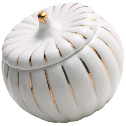 Toyvian Bol En Céramique Avec Couvercle Blanc Petit Format, Bord Doré, Récipient Pour Cuisson Vapeur, Résistance Haute Température, Usage Maison Et Restauration, Bol à Soupe Et Dessert, Lot Unique