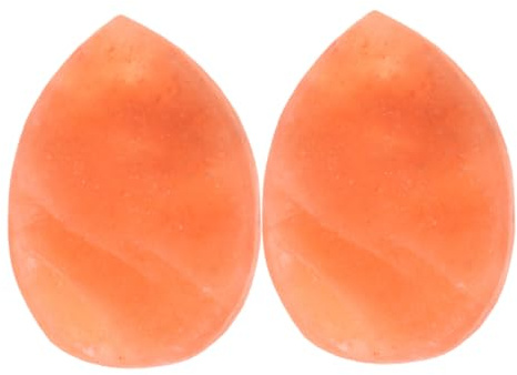 TOPBATHY 2 piezas Piedras de Natural para Masaje Herramienta de Cristal de del para Cuidado Corporal Pies Uso Spa y Relajación Casa