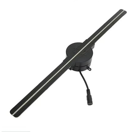 Ventilatore olografico 3D WiFi Proiettore Display pubblicitario HD for negozi Bar Feste di Natale(G42 HD)