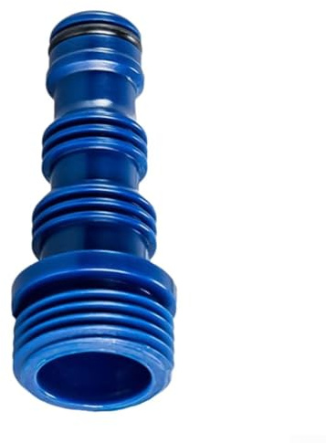 FACAIIO Conector de conversión de manguera de piscina para caballete INTEX 10143 - Adaptador multifuncional de plástico azul de 1 2, 5 8, 3 4 pulgadas