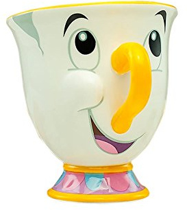 Paladone Tasse, Keramik, Teetasse, Trinkbecher, Die Schöne und das Biest