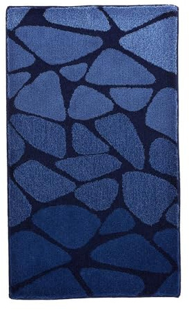 Kleine Wolke Badteppich Inspire, Dunkelblau, 70 x 120 cm
