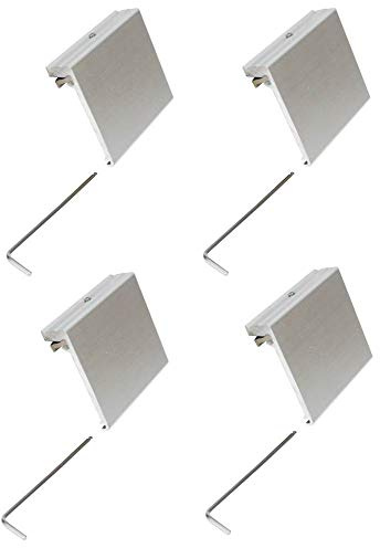 Extreme Max 3005.4113.4 Aluminium-Schieberfuß für Crestliner SureMount Gunnel System (2161445) – 4 Stück