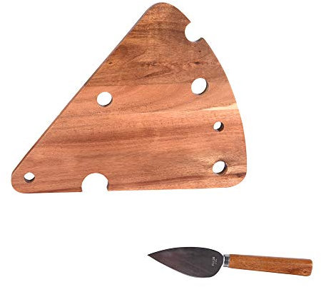 TABLE PASSION - Coffret à fromage 2 pièces (plateau + couteau)