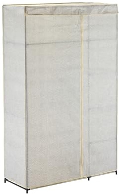 MSV XL tygskåp garderob vikbart skåp campingskåp tyg med klädstång 110 x 174,5 x 45 cm