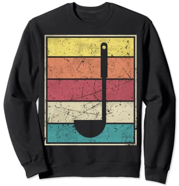 Louche Rétro. Rétro Vintage Avec Des Rayures Classiques. Sweatshirt